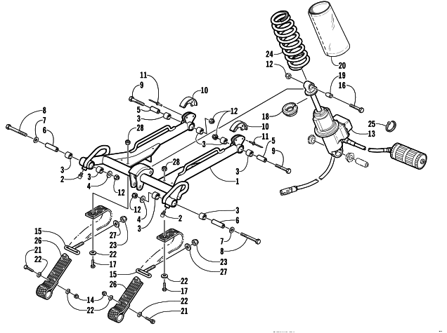 REAR SUSPENSION FRONT ARM ASSEMBLY