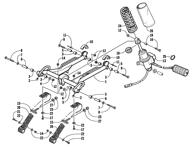 REAR SUSPENSION FRONT ARM ASSEMBLY