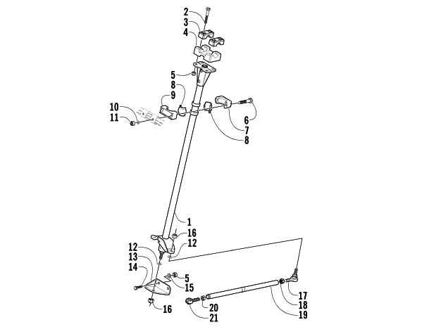 STEERING POST ASSEMBLY