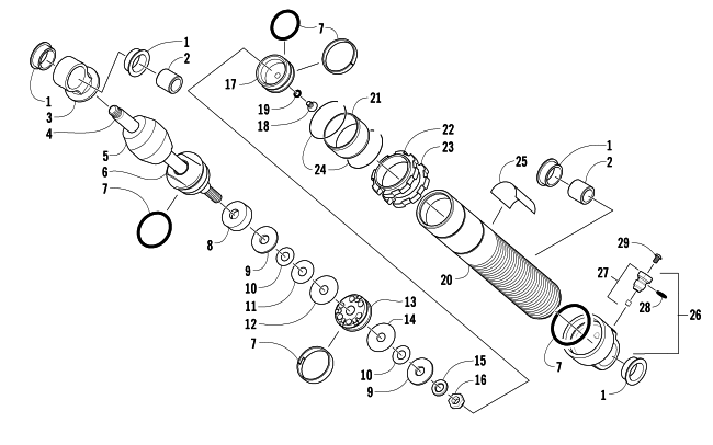 FRONT SUSPENSION SHOCK ABSORBER