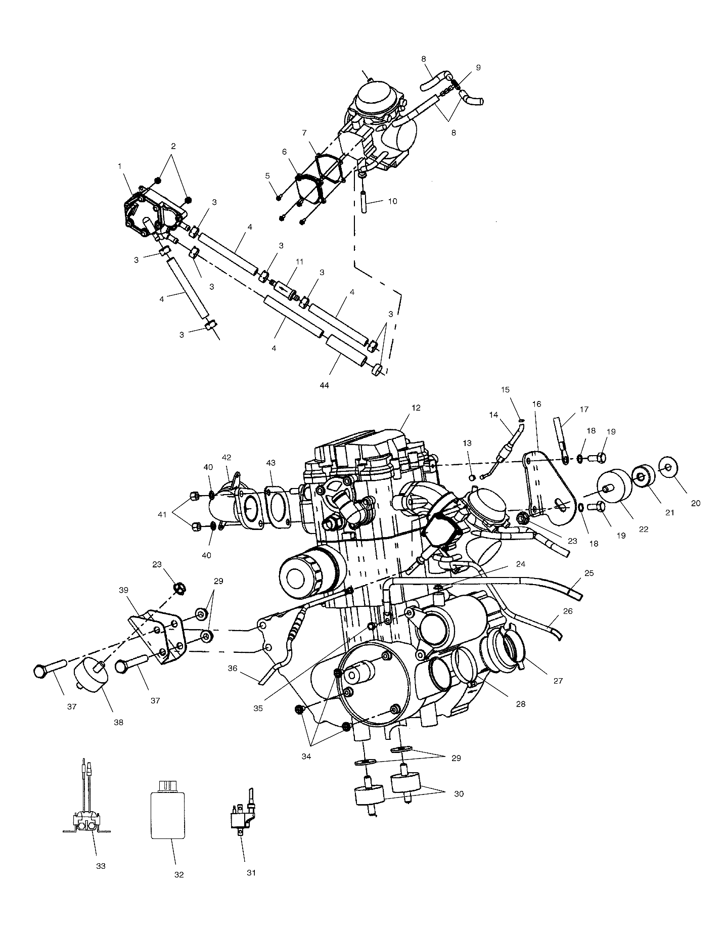 ENGINE MOUNTING - A03CD50FB (4975277527A11)