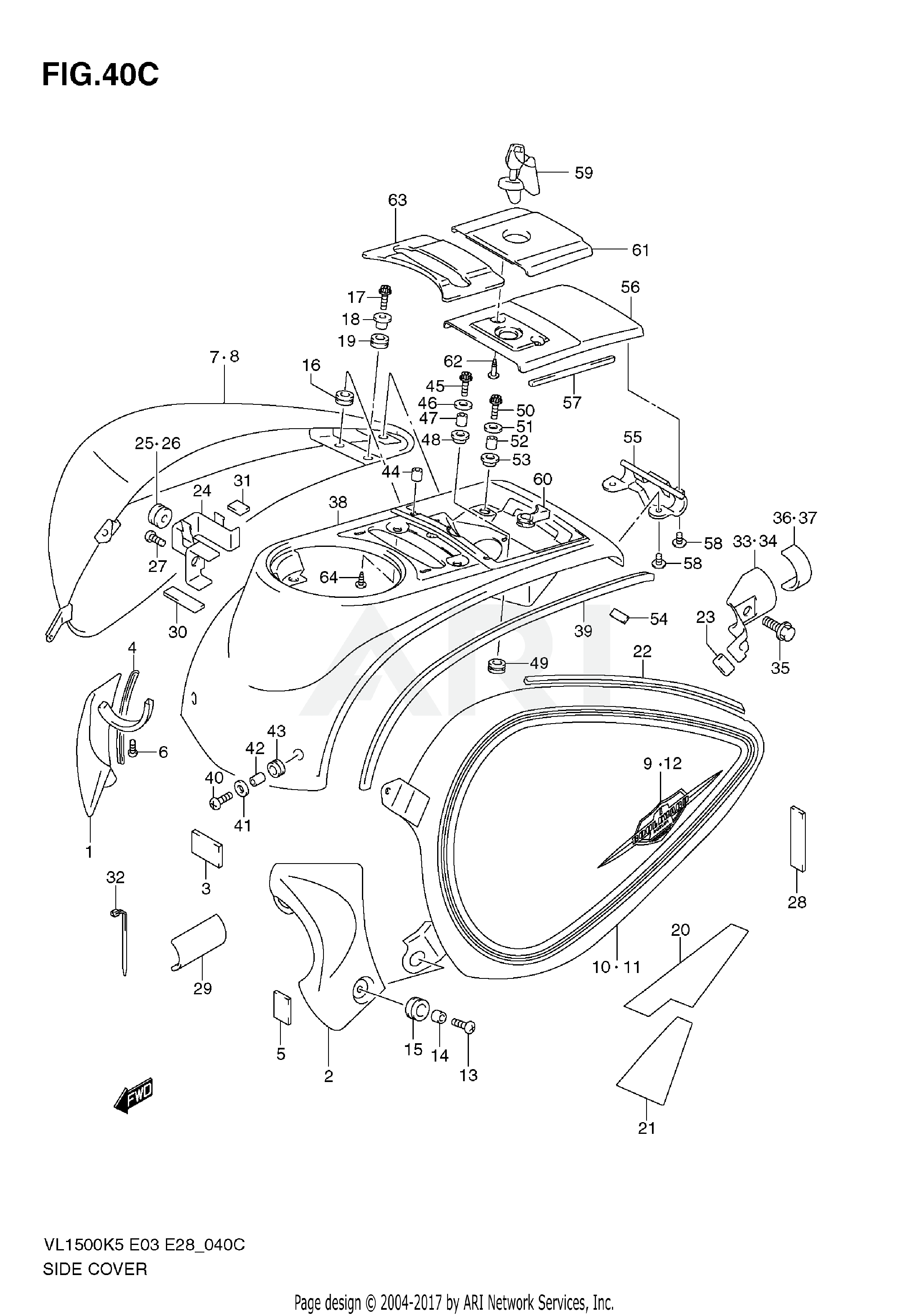 SIDE COVER (MODEL K9)