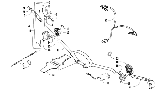 HANDLEBAR AND CONTROLS