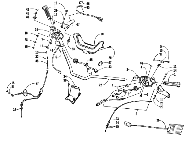 HANDLEBAR AND CONTROLS