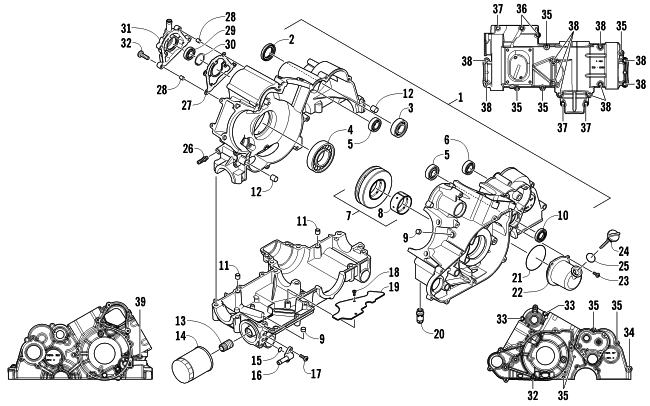 CRANKCASE ASSEMBLY