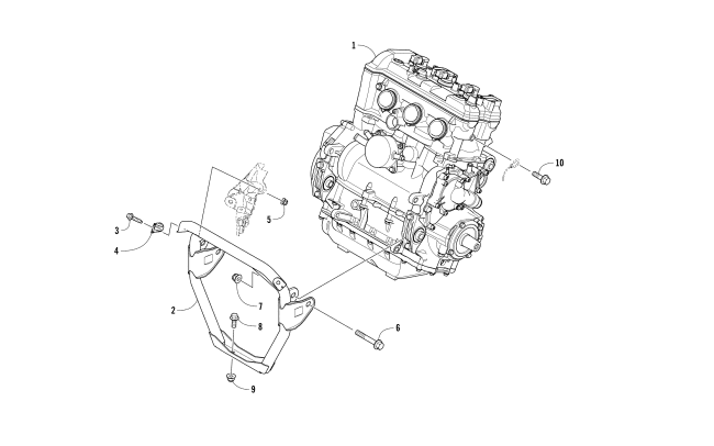 ENGINE AND RELATED PARTS