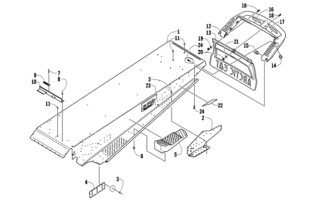 TUNNEL AND REAR BUMPER