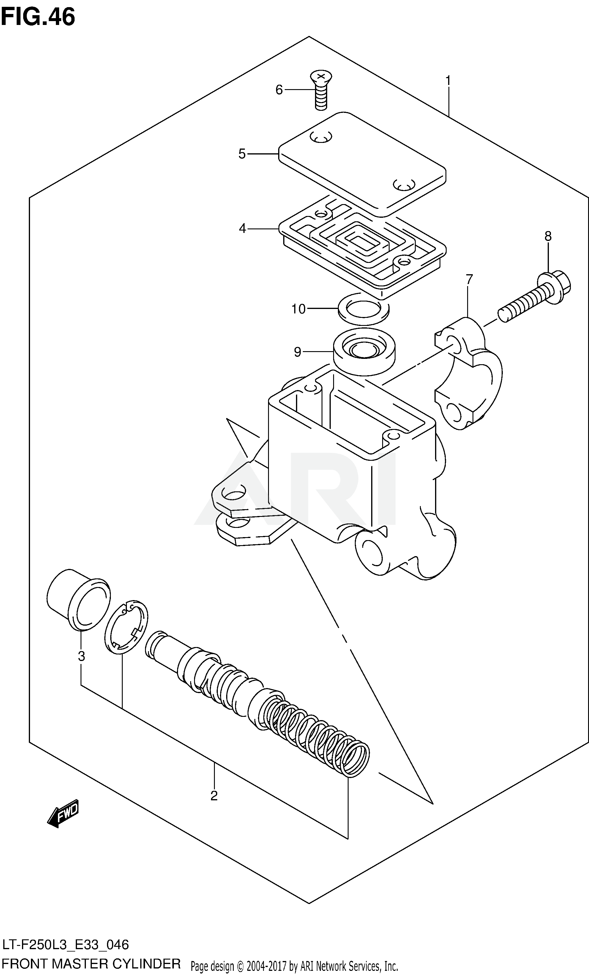 FRONT MASTER CYLINDER