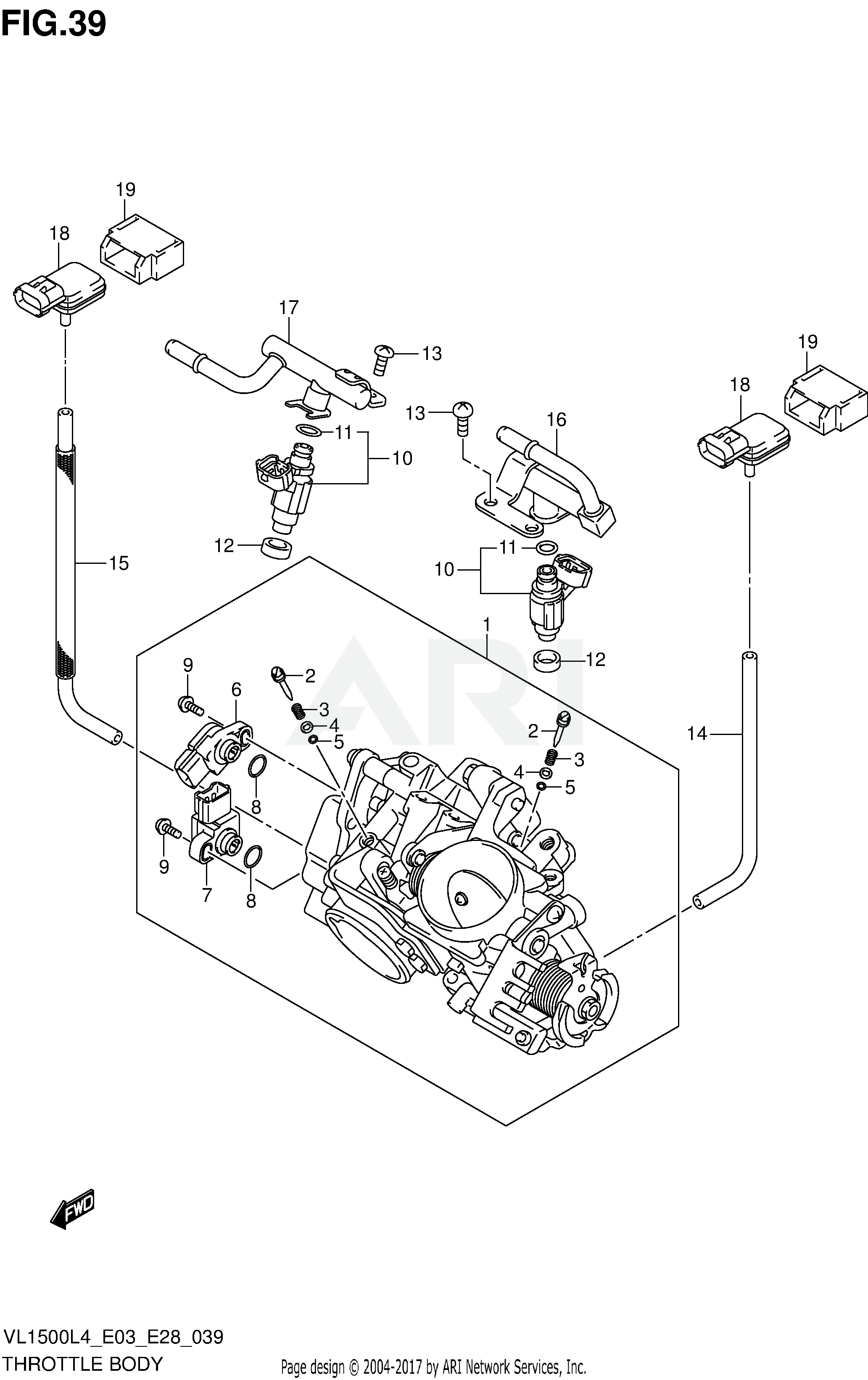 THROTTLE BODY (VL1500BL4 E03)