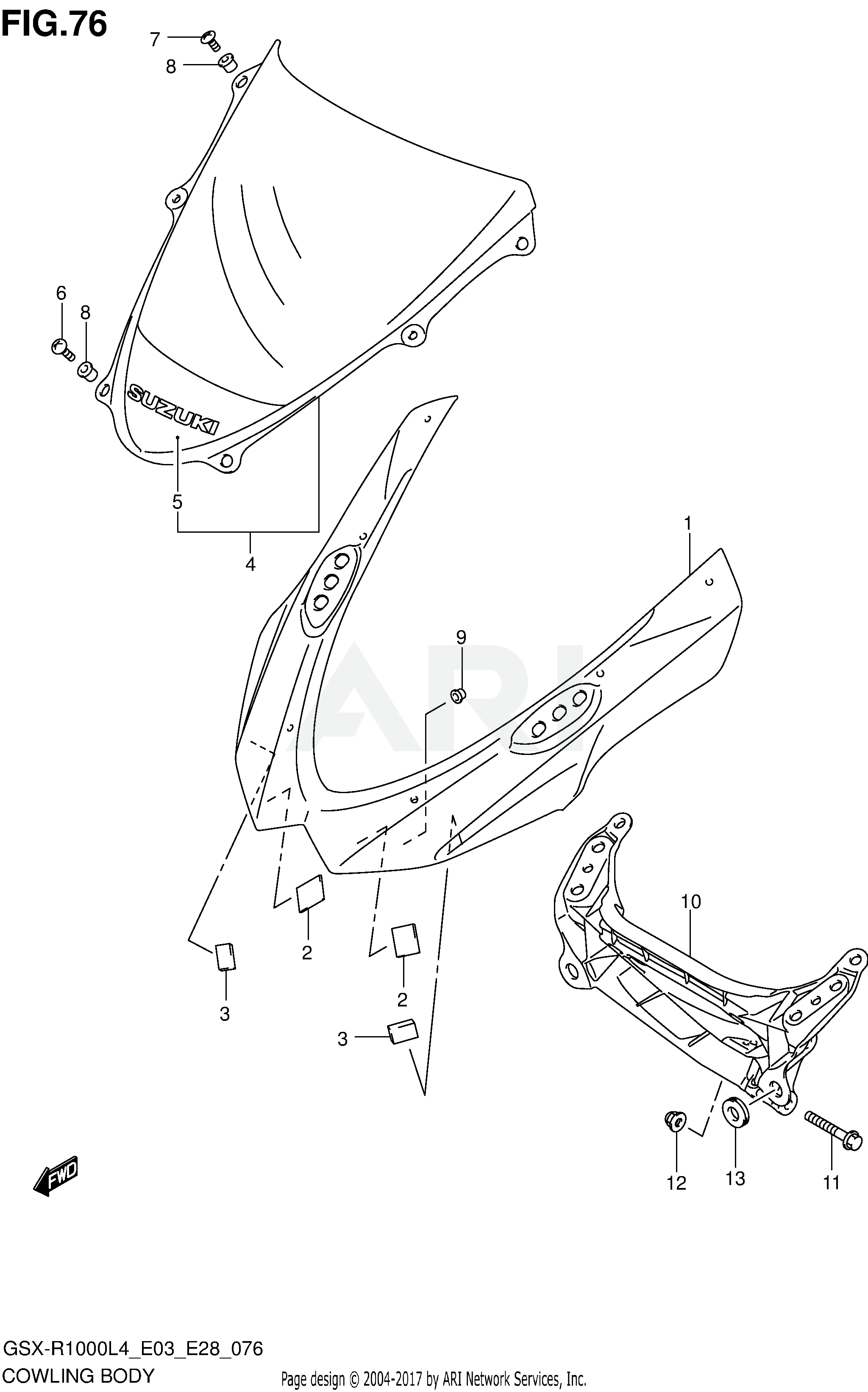 COWLING BODY