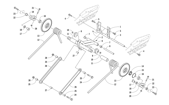 REAR SUSPENSION REAR ARM ASSEMBLY