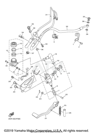 REAR MASTER CYLINDER