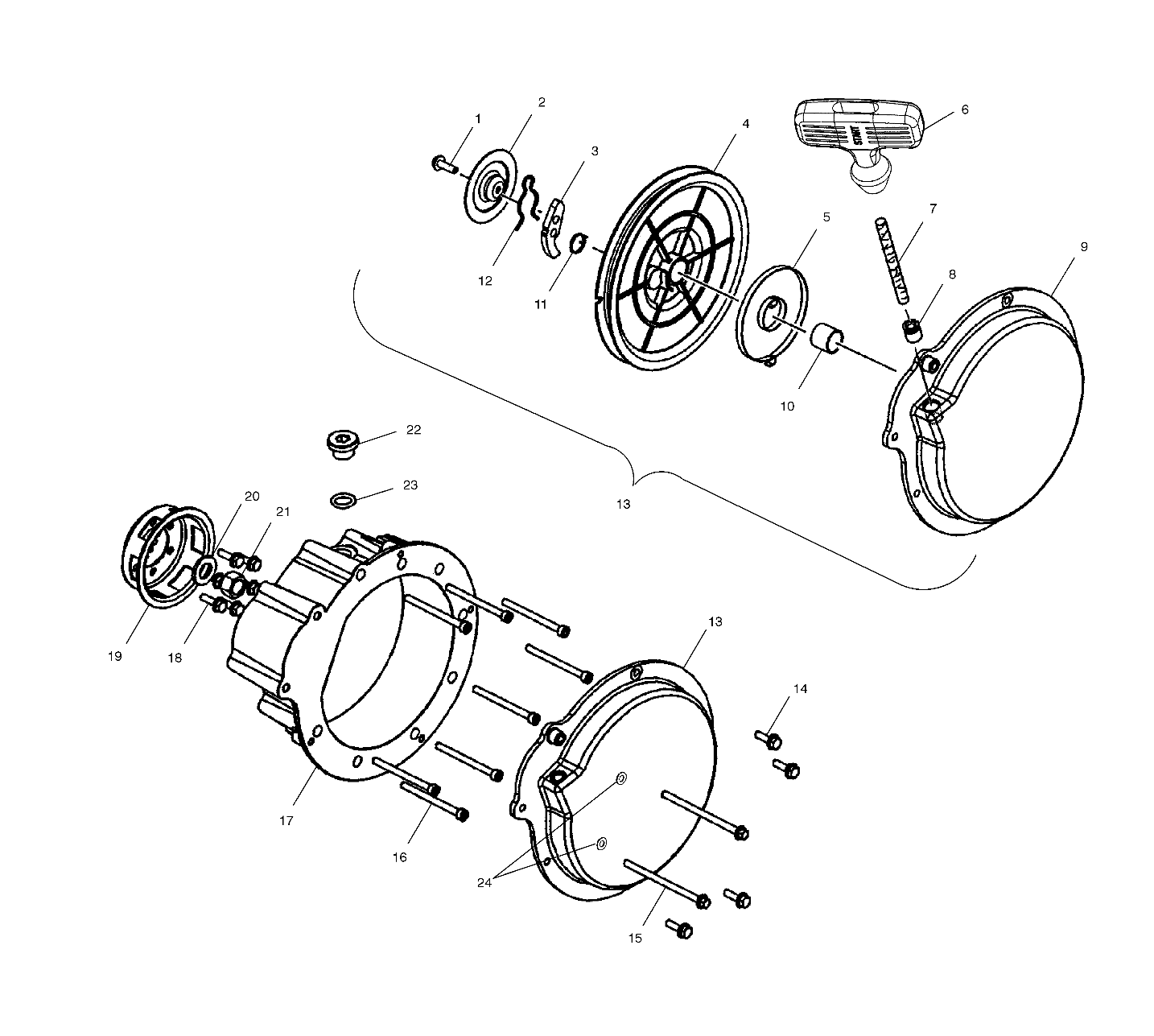 RECOIL ASSEMBLY - S03NT7DS (4978137813D03)