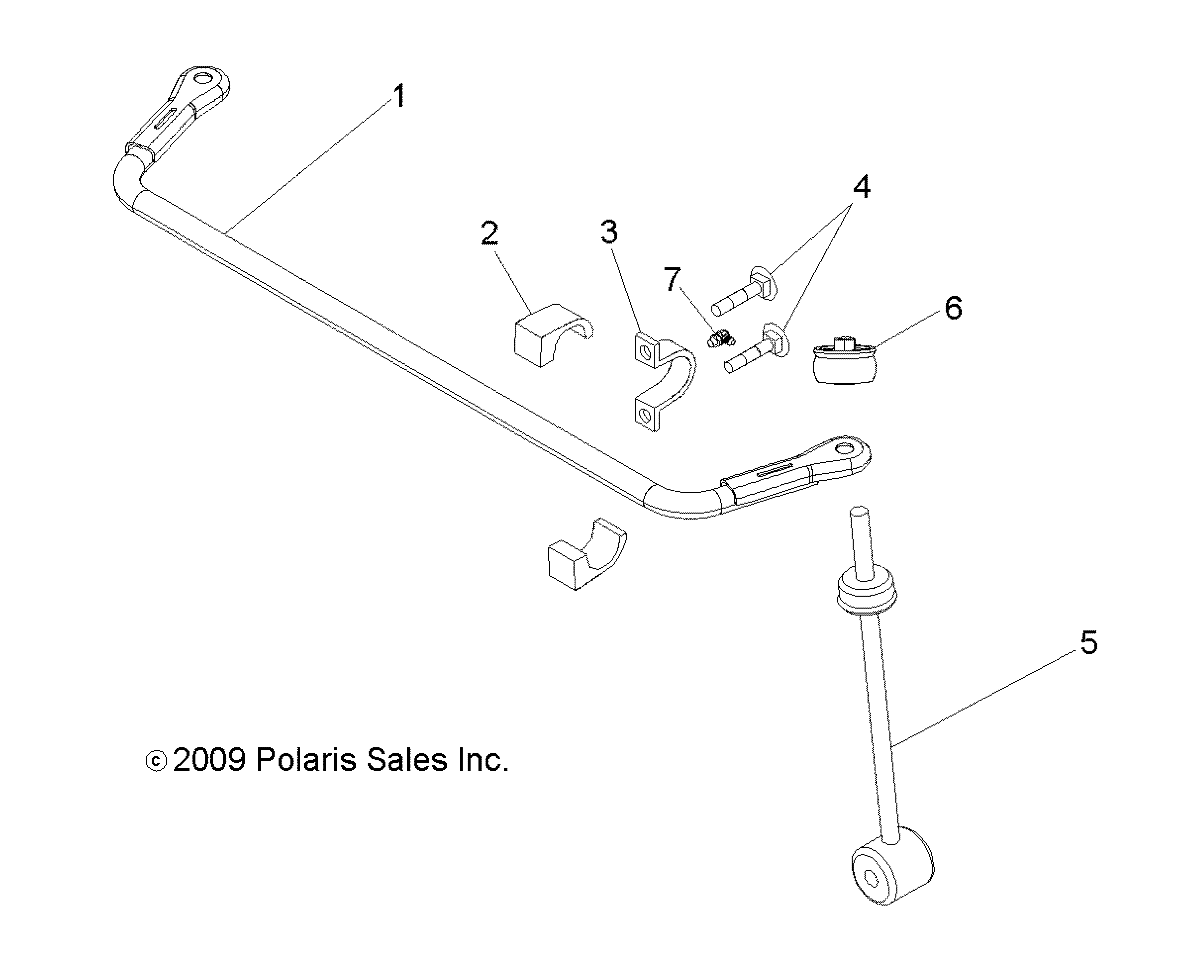 SUSPENSION, REAR STABILIZER BAR - R17RMAL4G9 (49RGRSTABILIZERRR10)