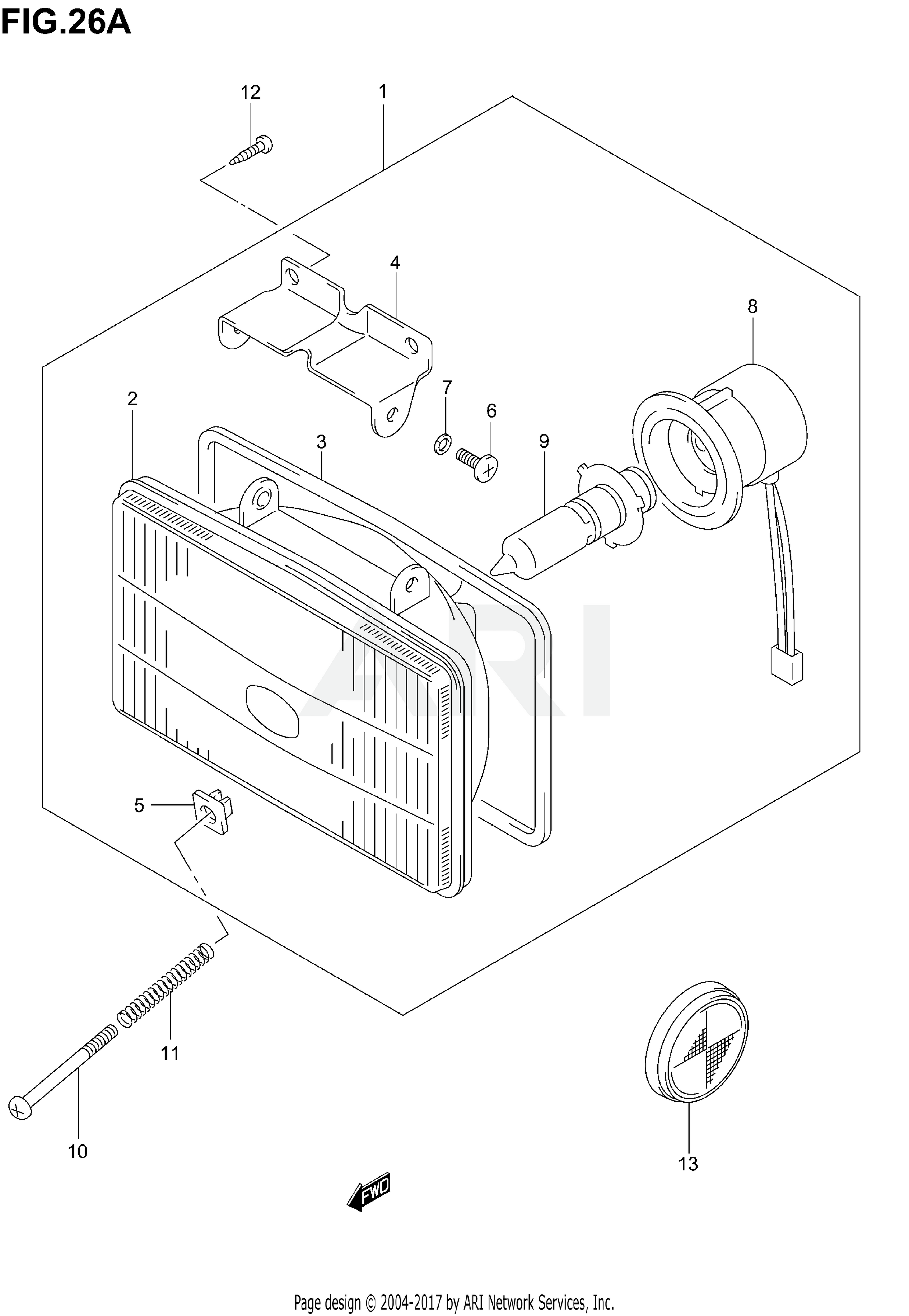 HEADLAMP (MODEL K2/K3/K4/K5)