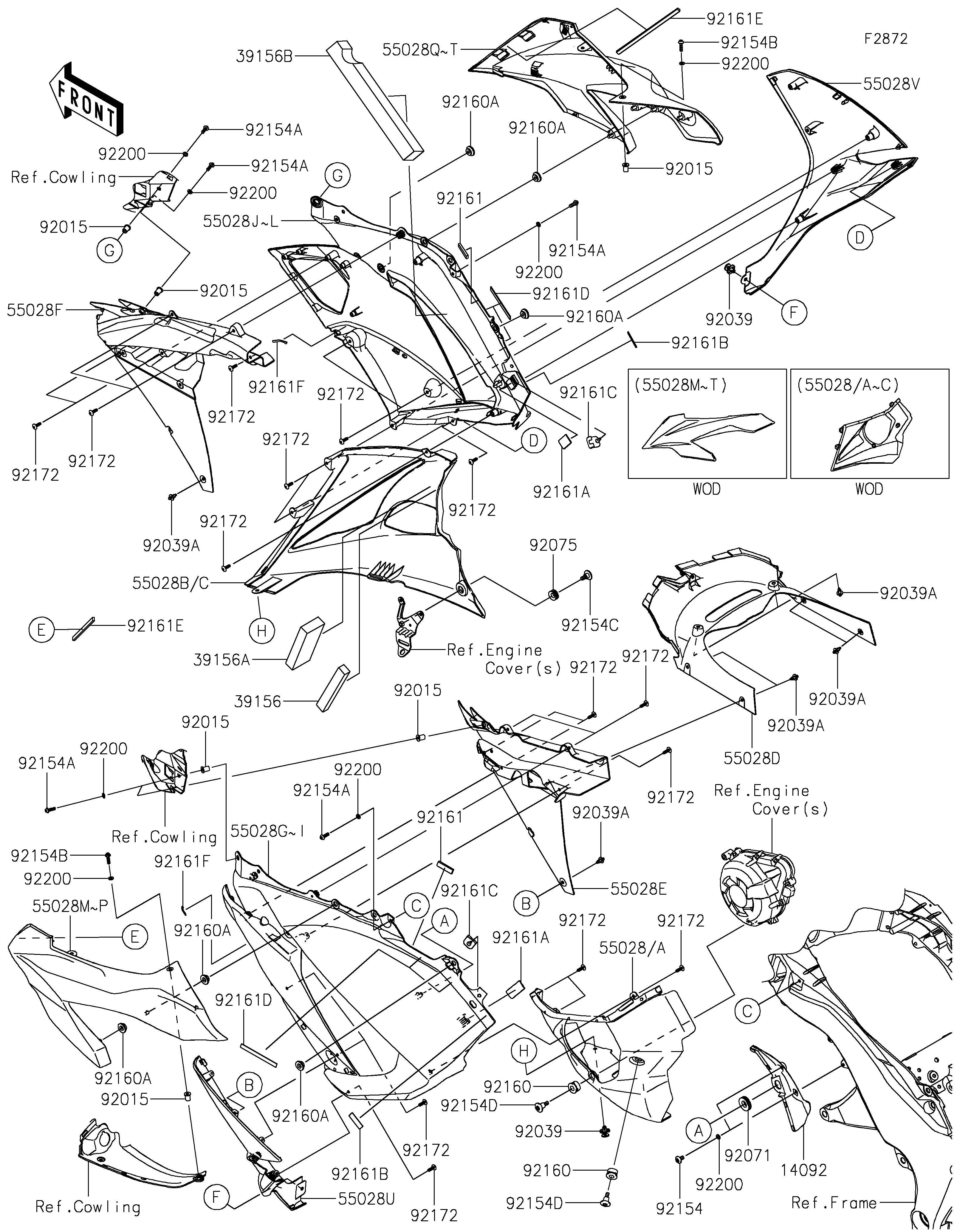 Cowling Lowers(WHF/WJF)