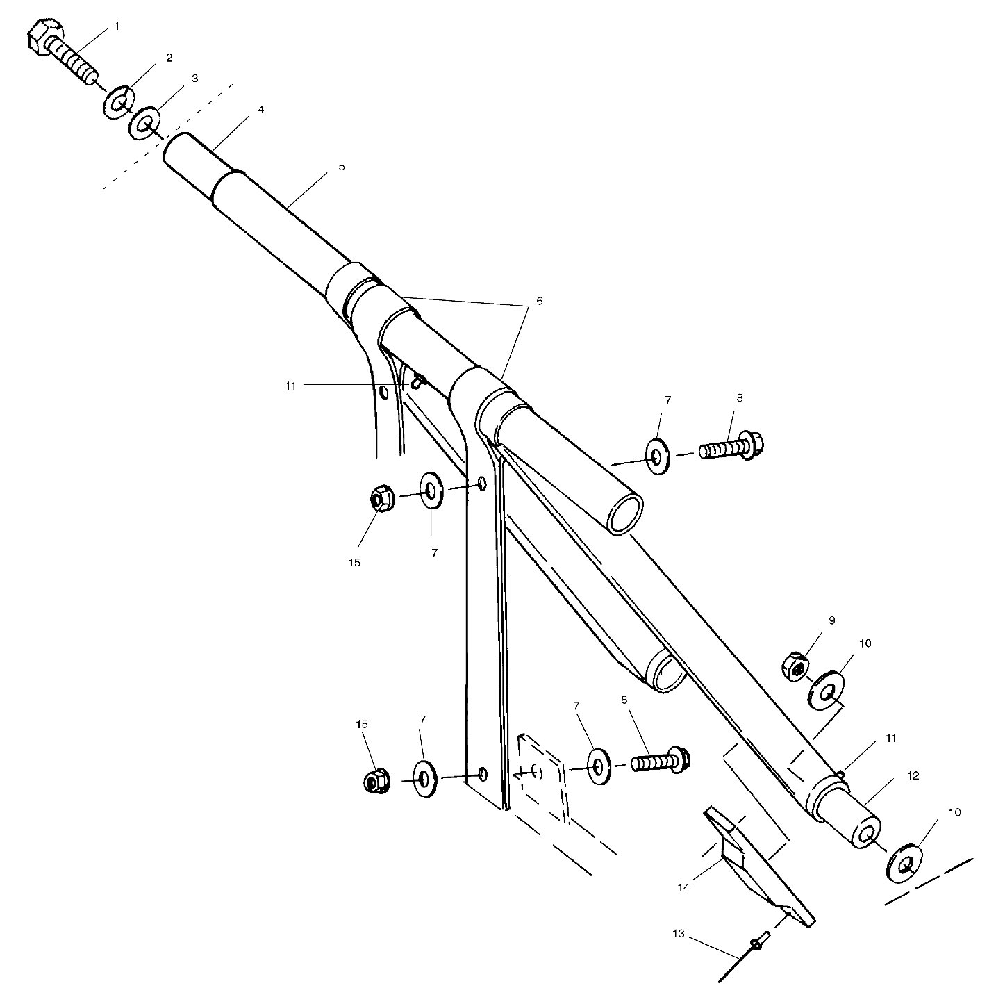 FRONT TORQUE ARM - S01SD7AS (4960586058B012)