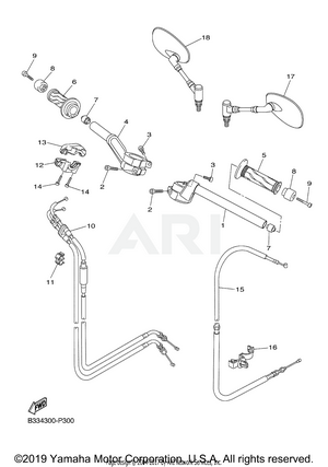 STEERING HANDLE CABLE