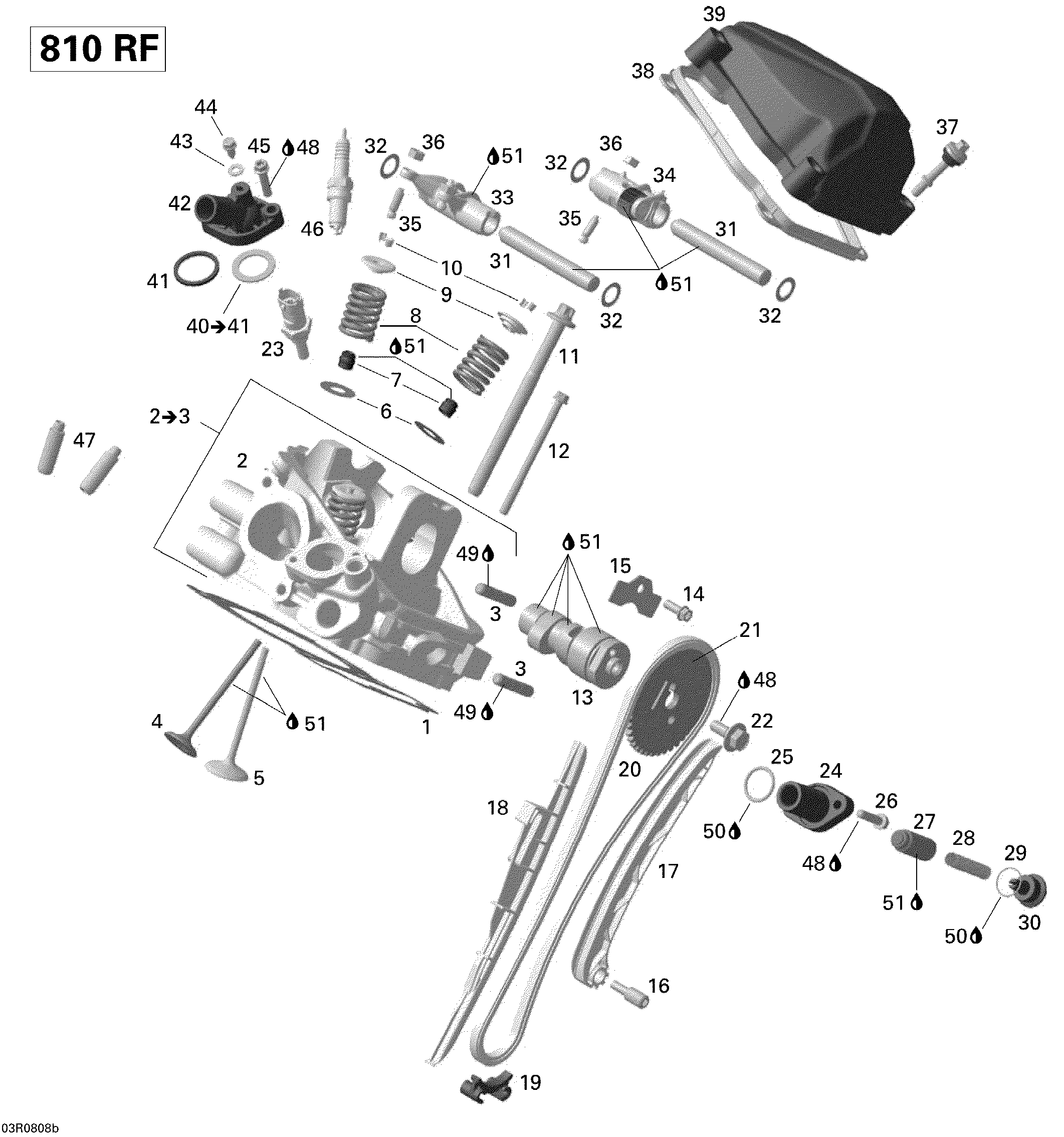 Cylinder Head, Rear