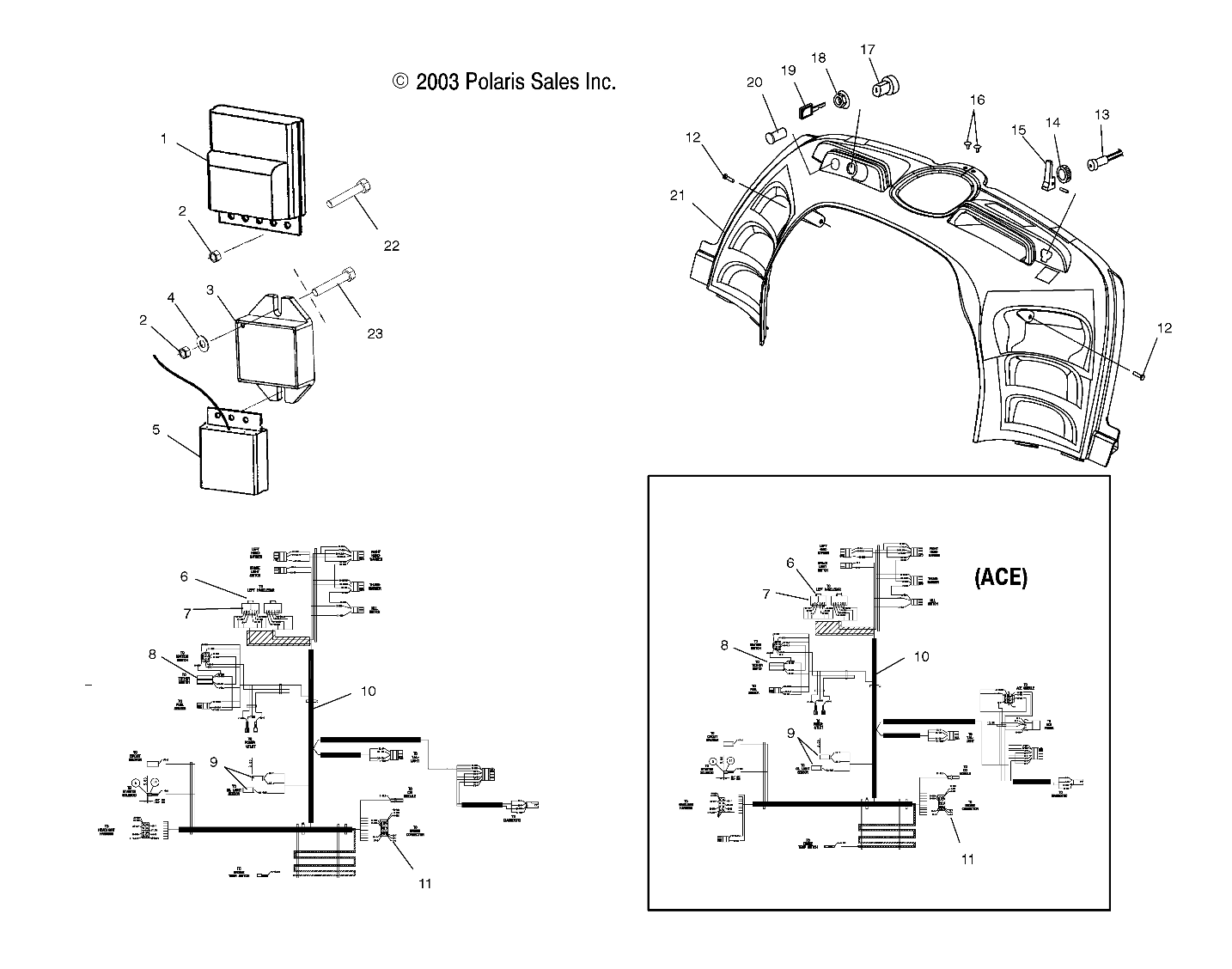 CONSOLE - S04ND4BS/BSA (4988678867B03)