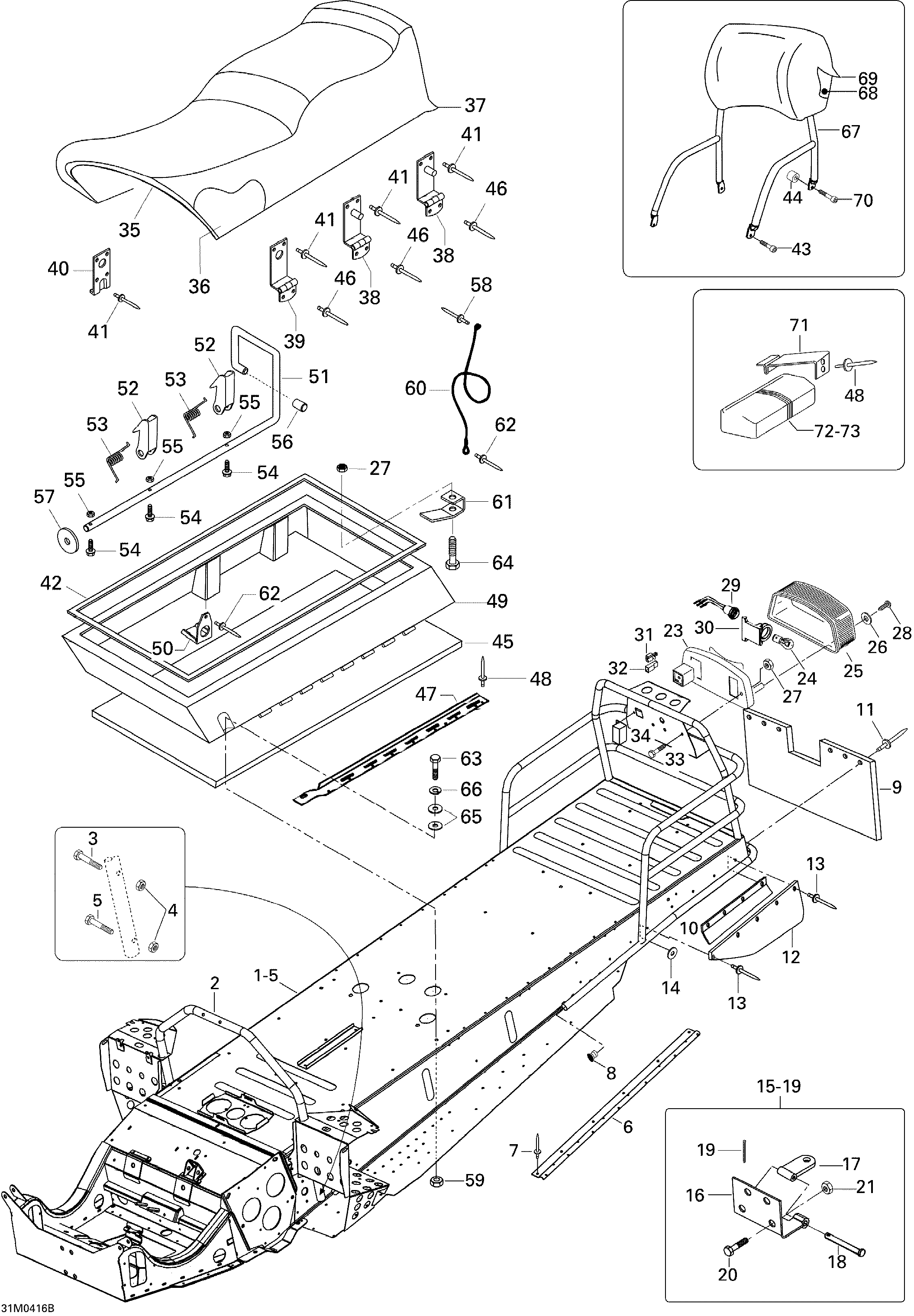 Frame And Seat (2 Up)