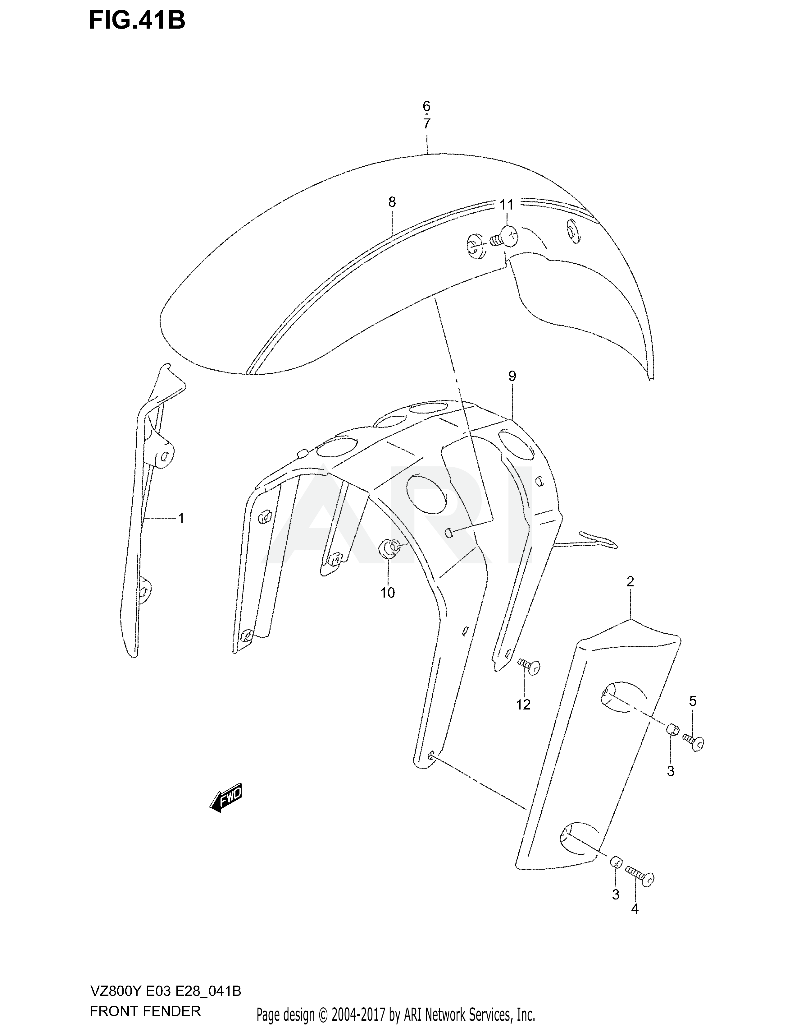 FRONT FENDER (MODEL Y)