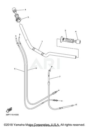 STEERING HANDLE CABLE