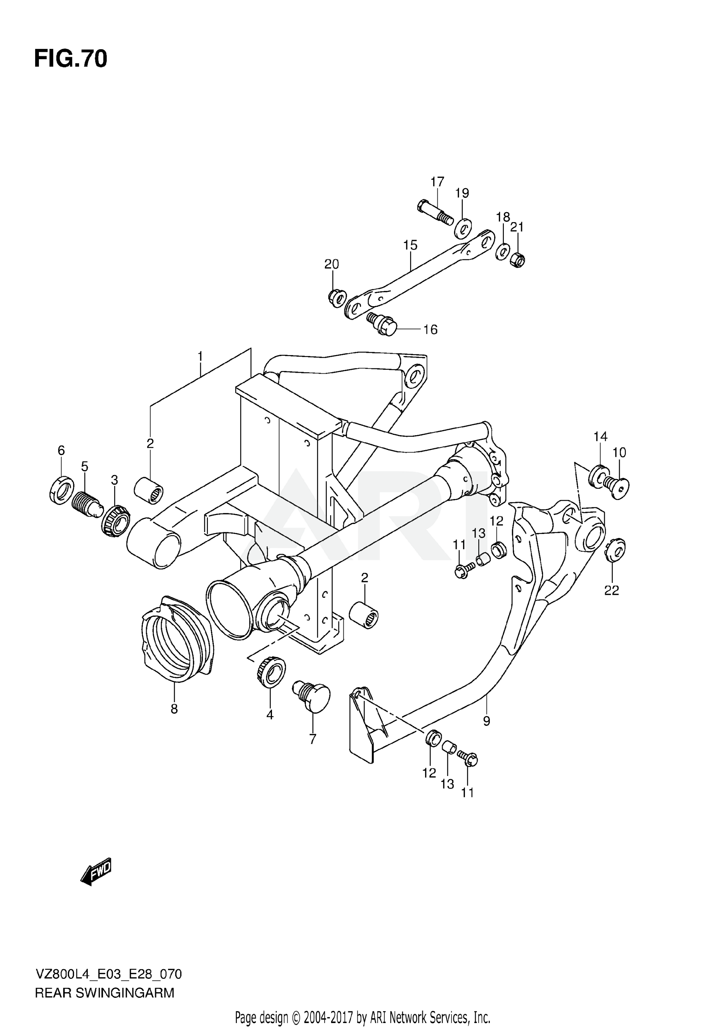 REAR SWINGINGARM