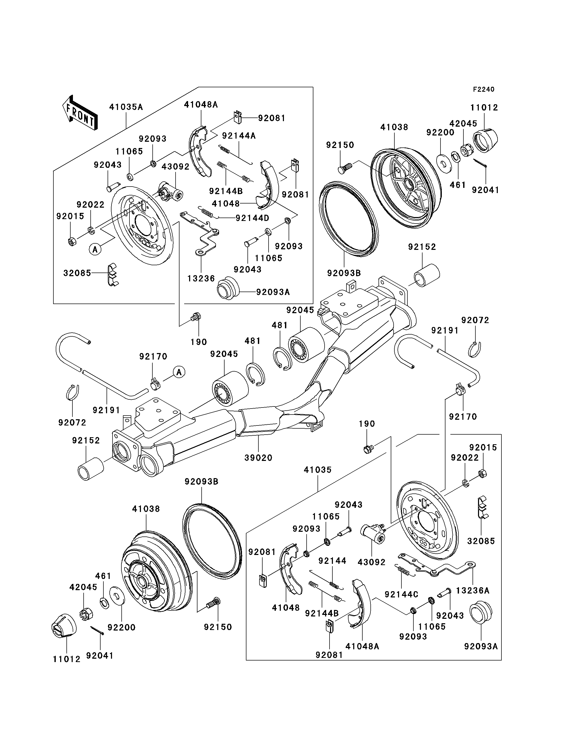 Rear Hubs/Brakes