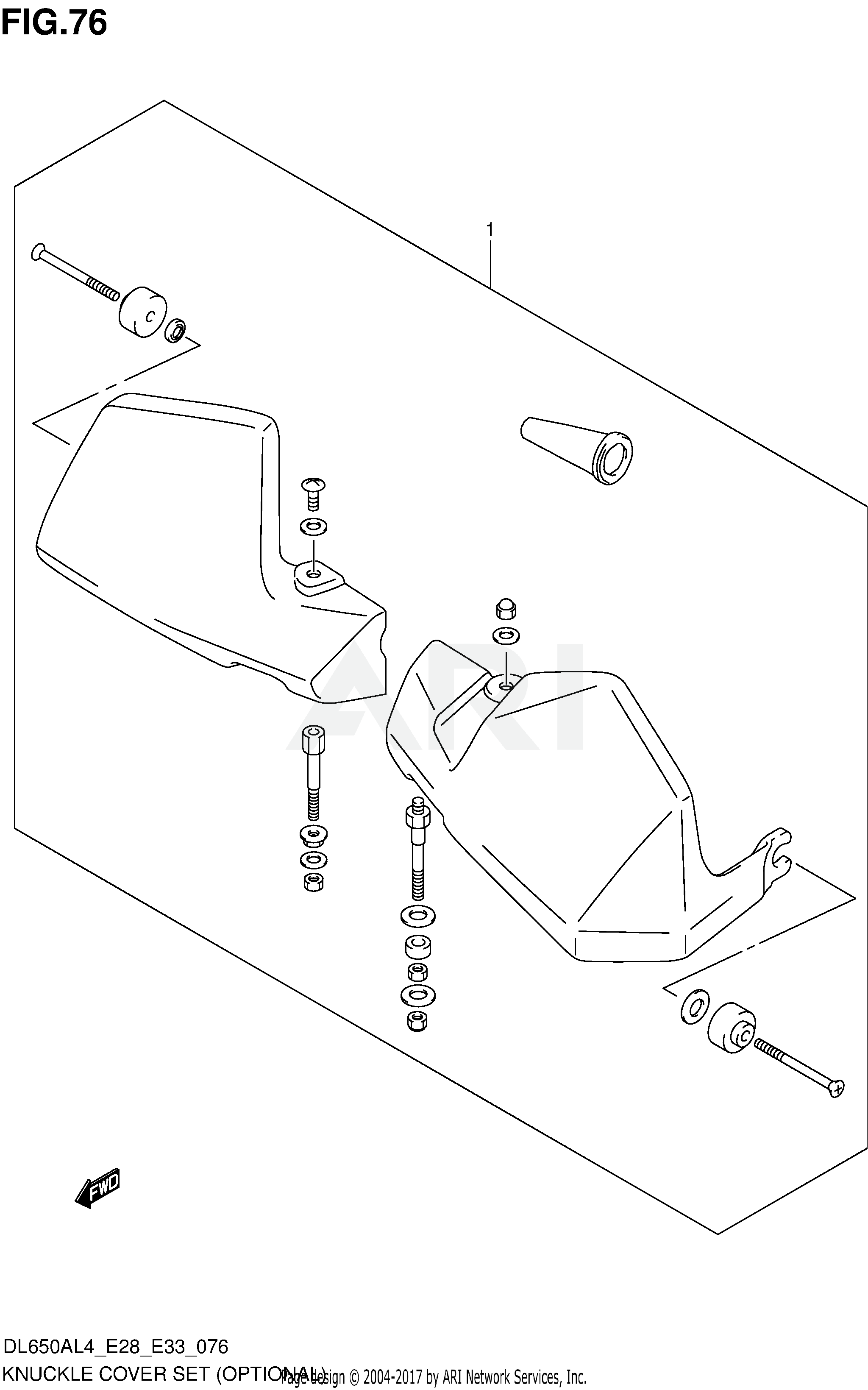 KNUCKLE COVER SET (OPTIONAL)