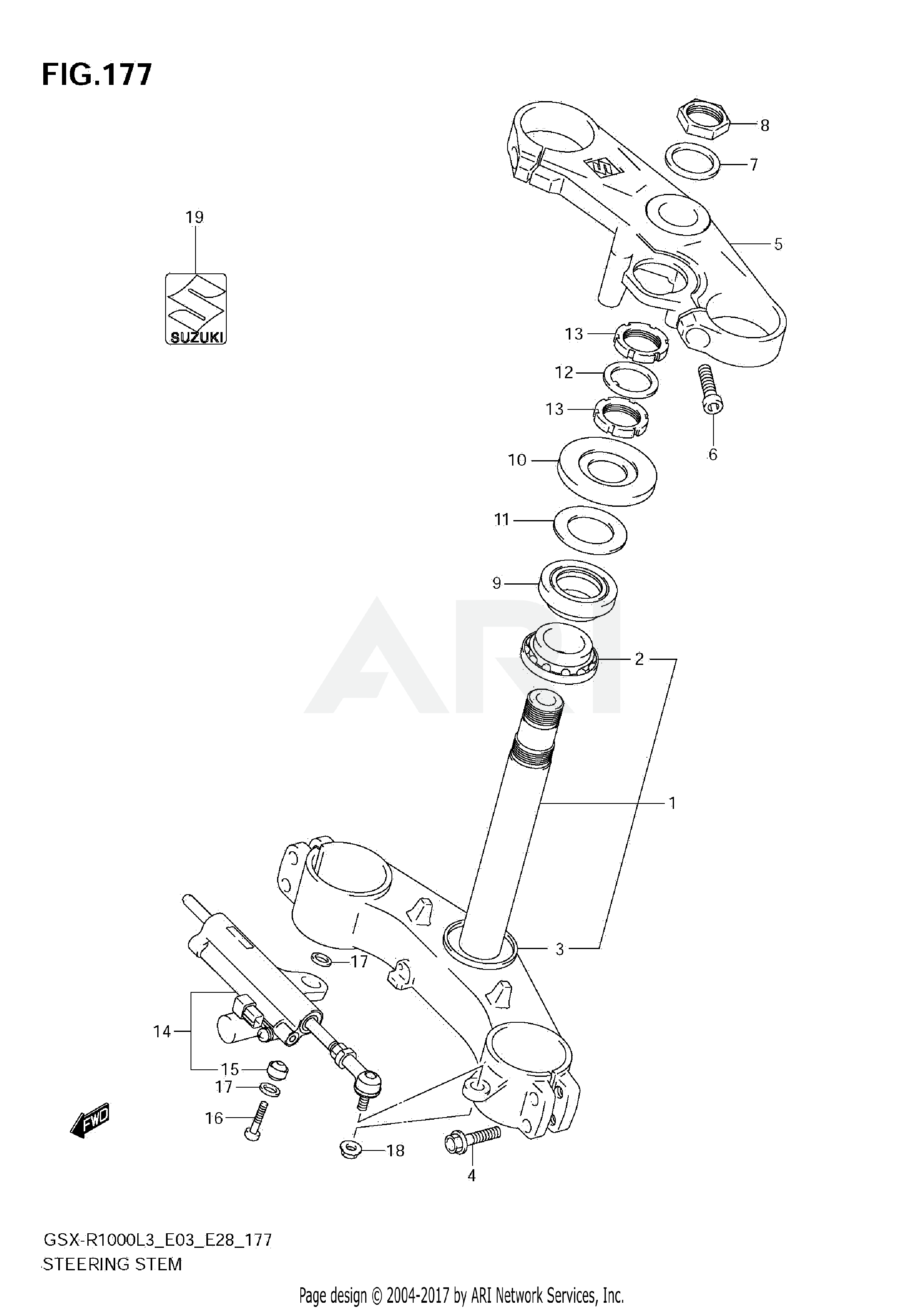 STEERING STEM