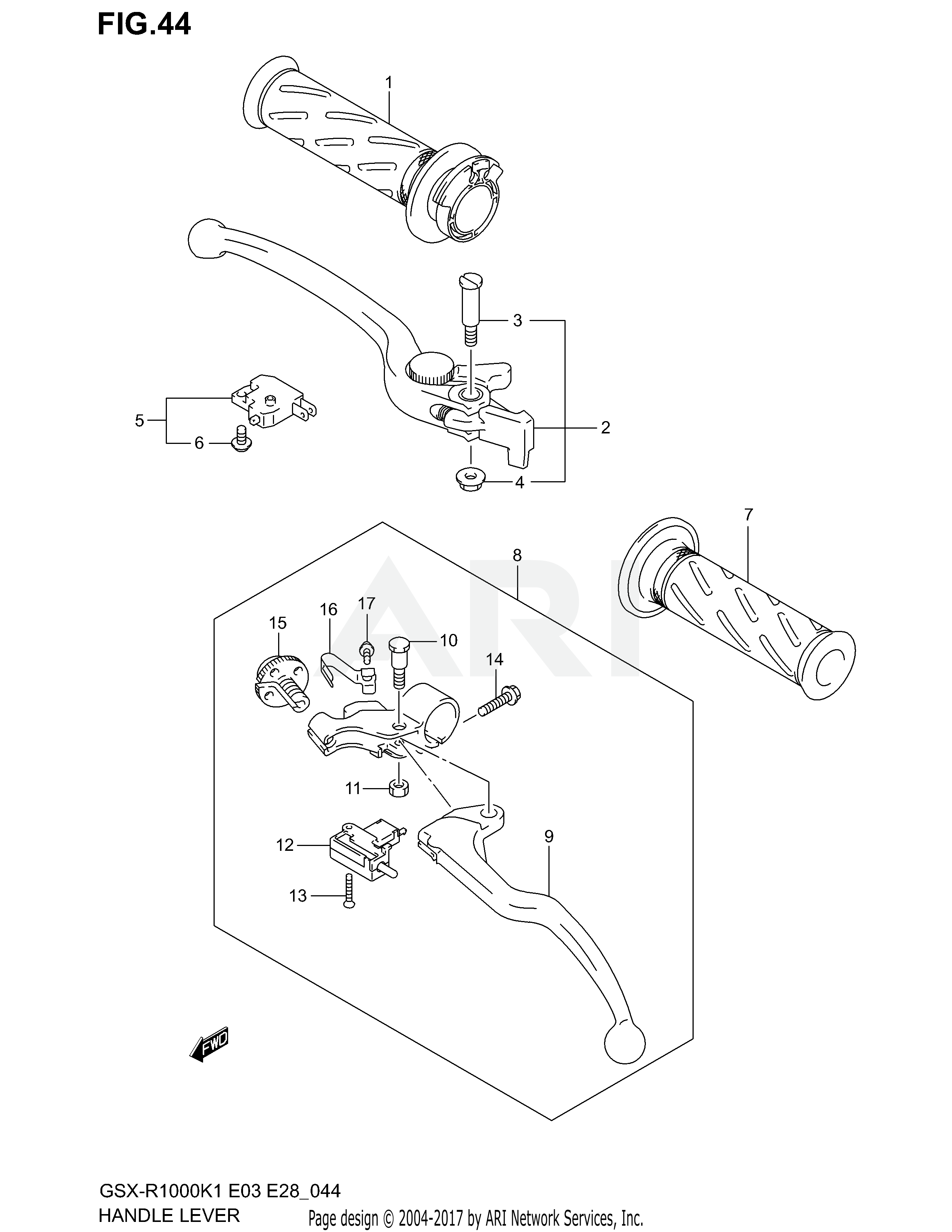 HANDLE LEVER