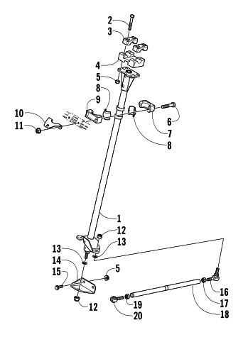 STEERING POST ASSEMBLY