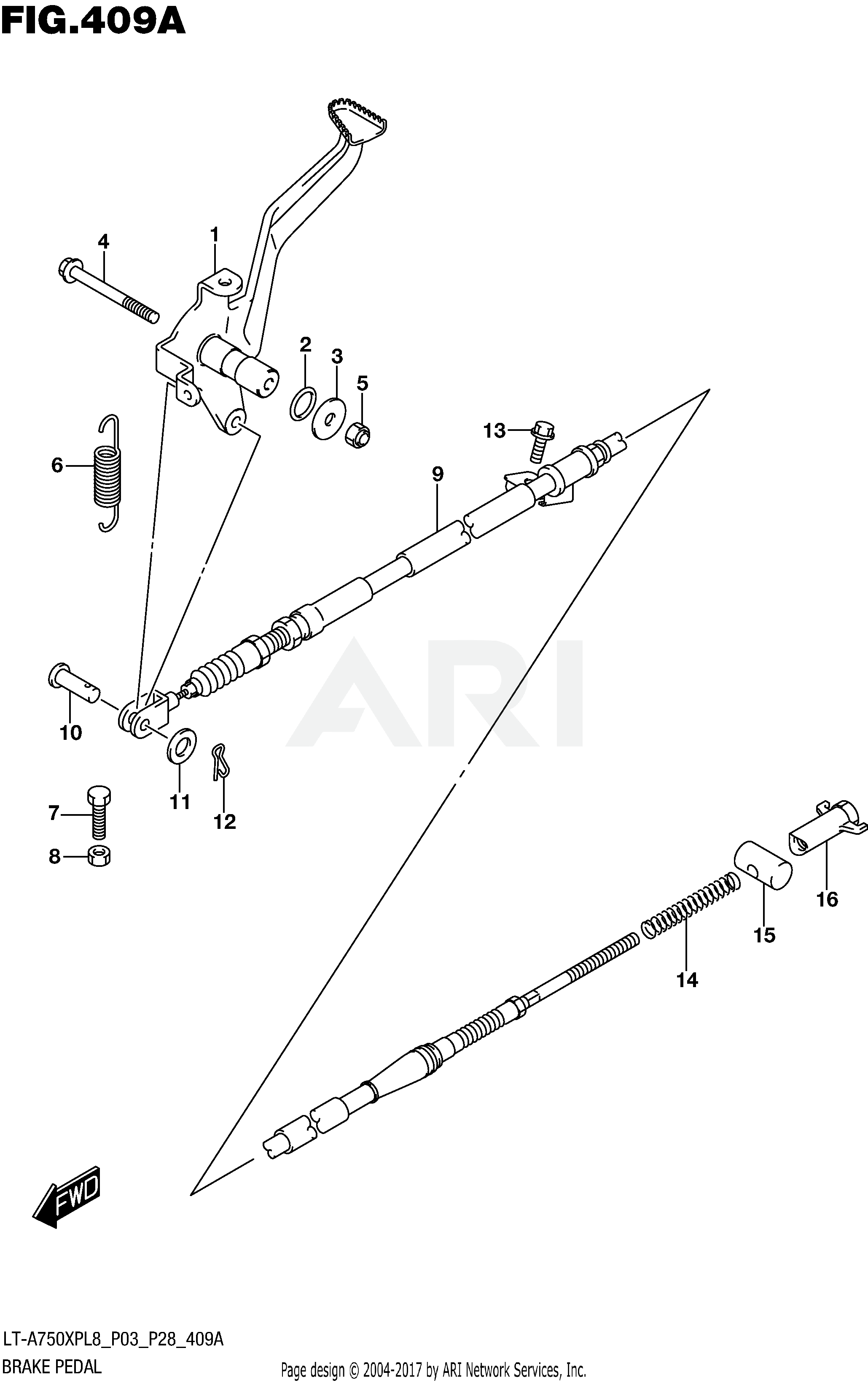 BRAKE PEDAL