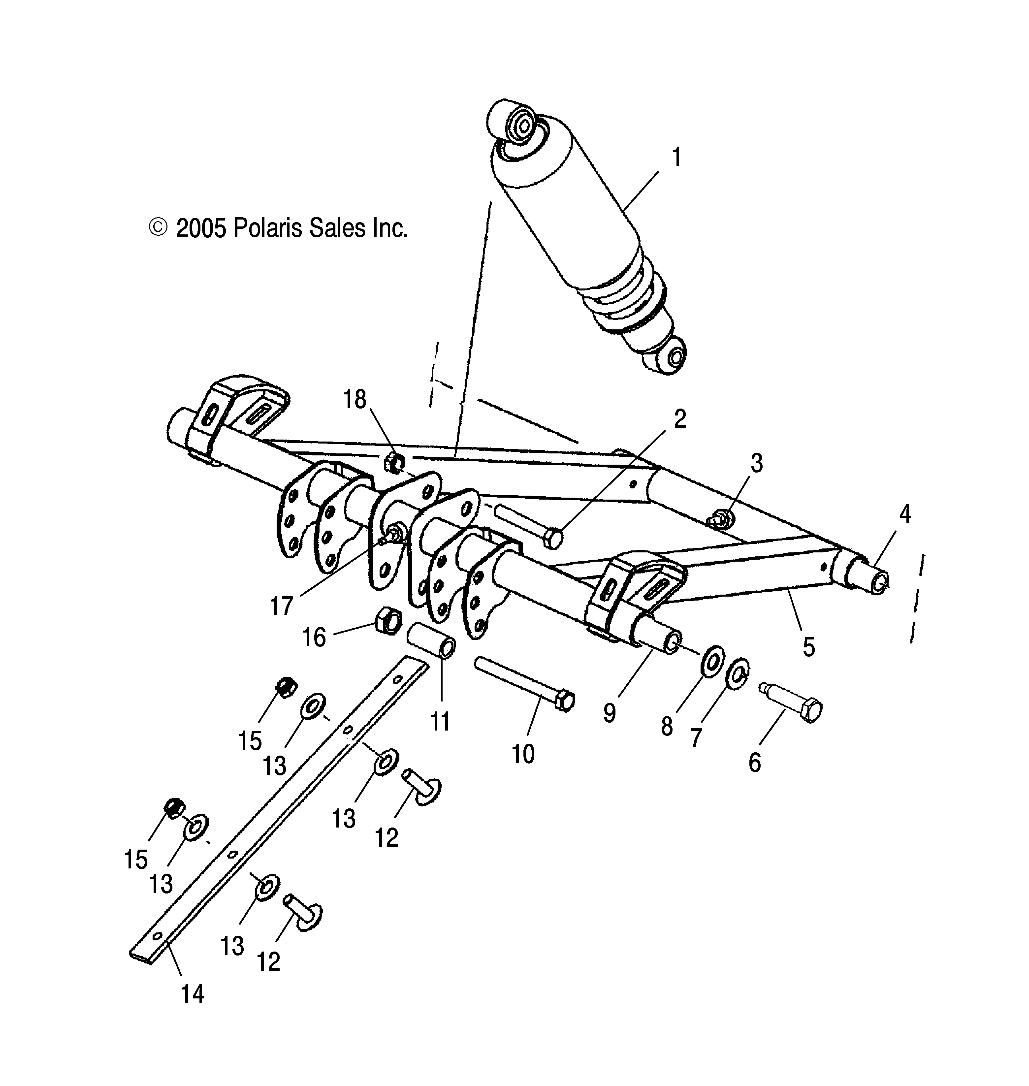 TORQUE ARM, FRONT - S07NJ5BS/BE (4997279727B09)