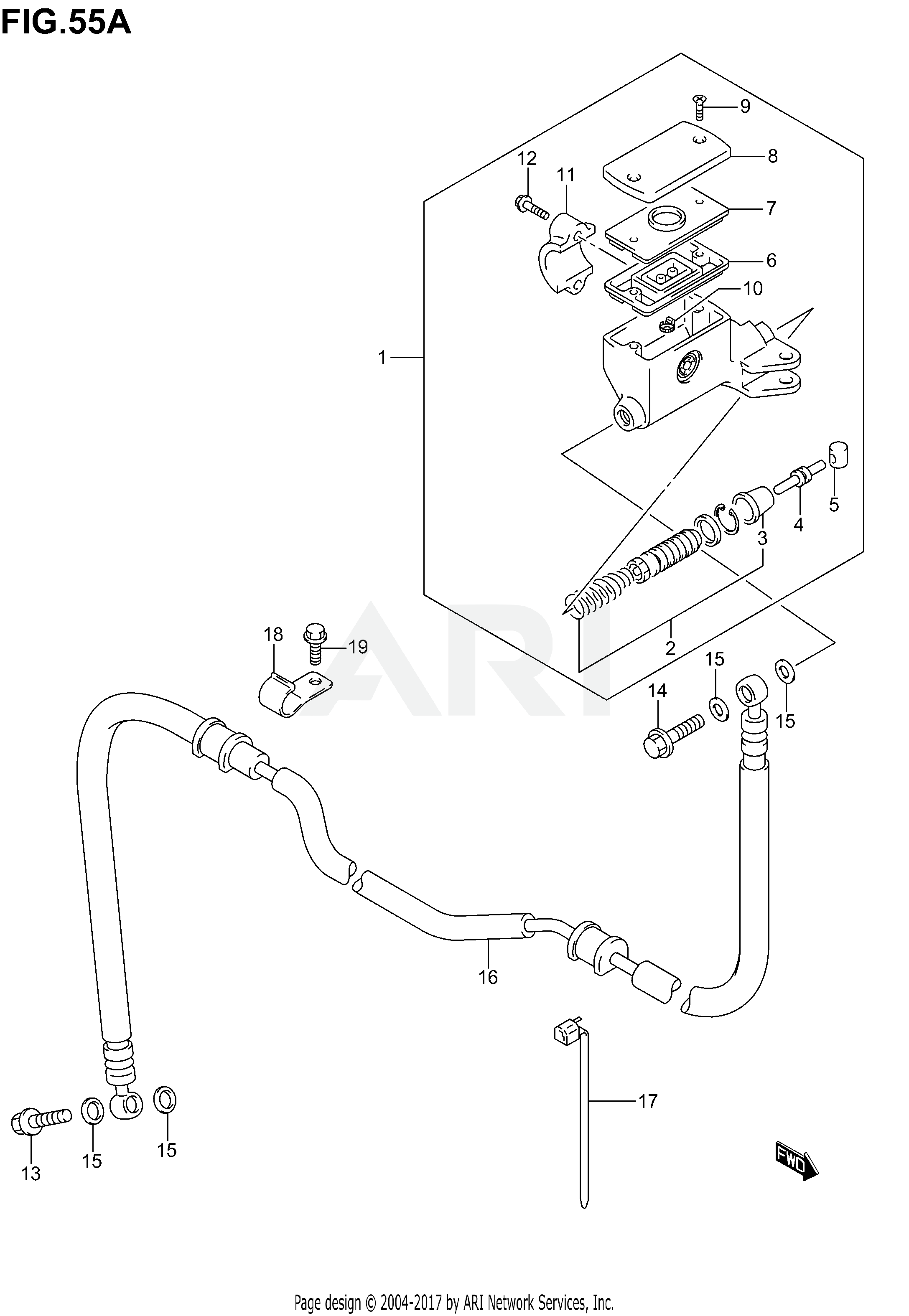 CLUTCH MASTER CYLINDER (GSF1200K1/K2/K3)