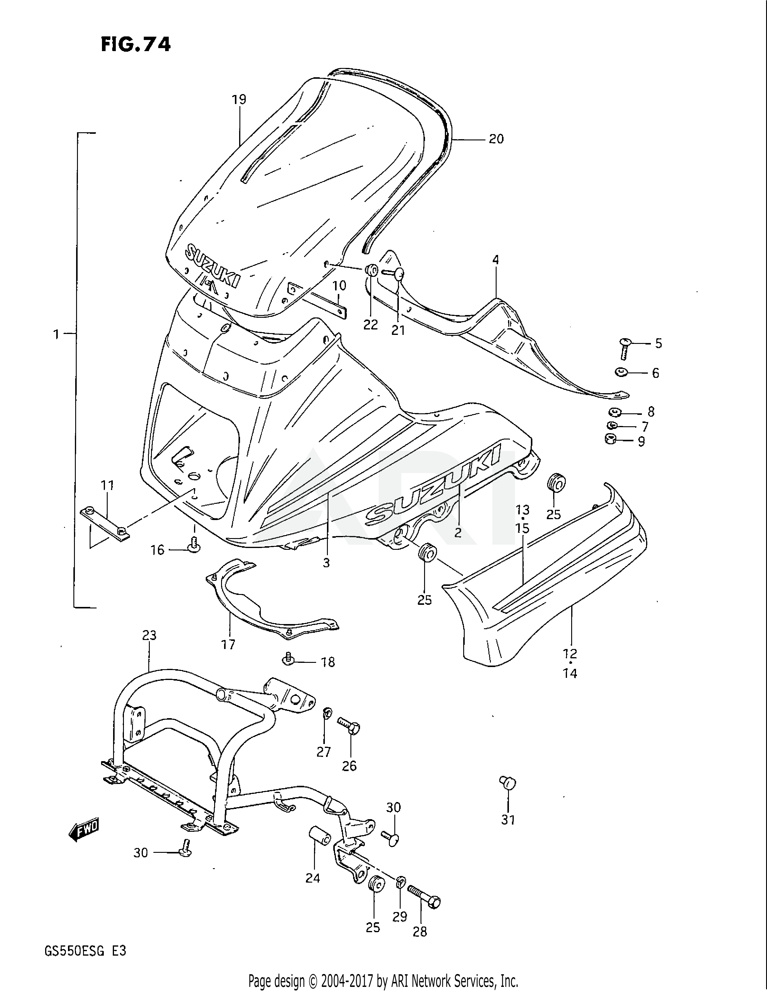 COWLING (MODEL F)