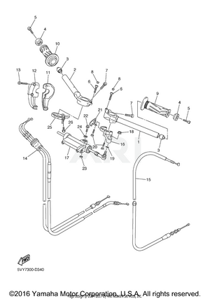 STEERING HANDLE CABLE