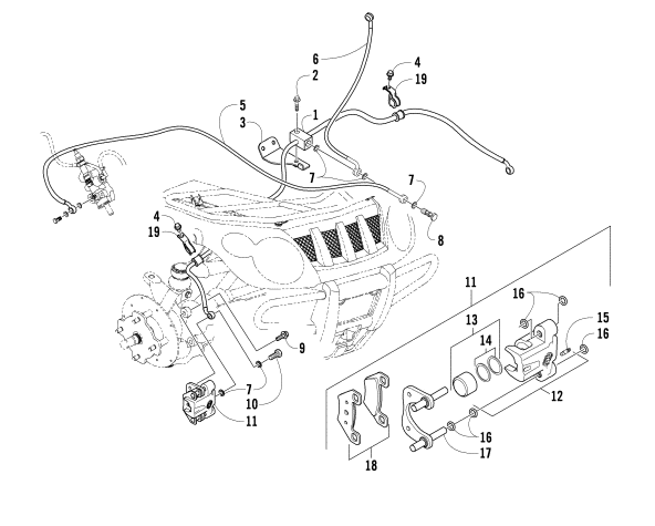 HYDRAULIC BRAKE ASSEMBLY