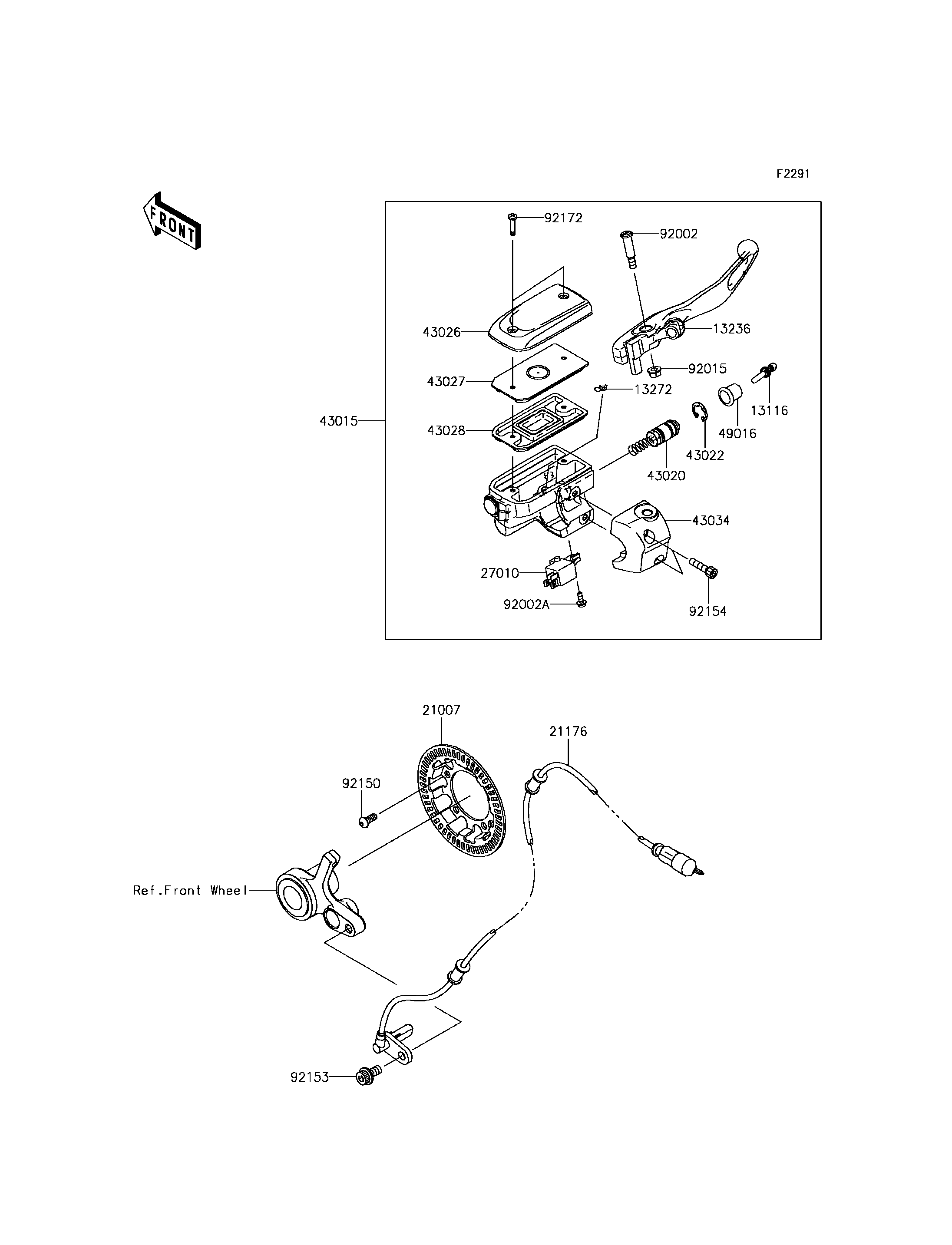 Front Master Cylinder