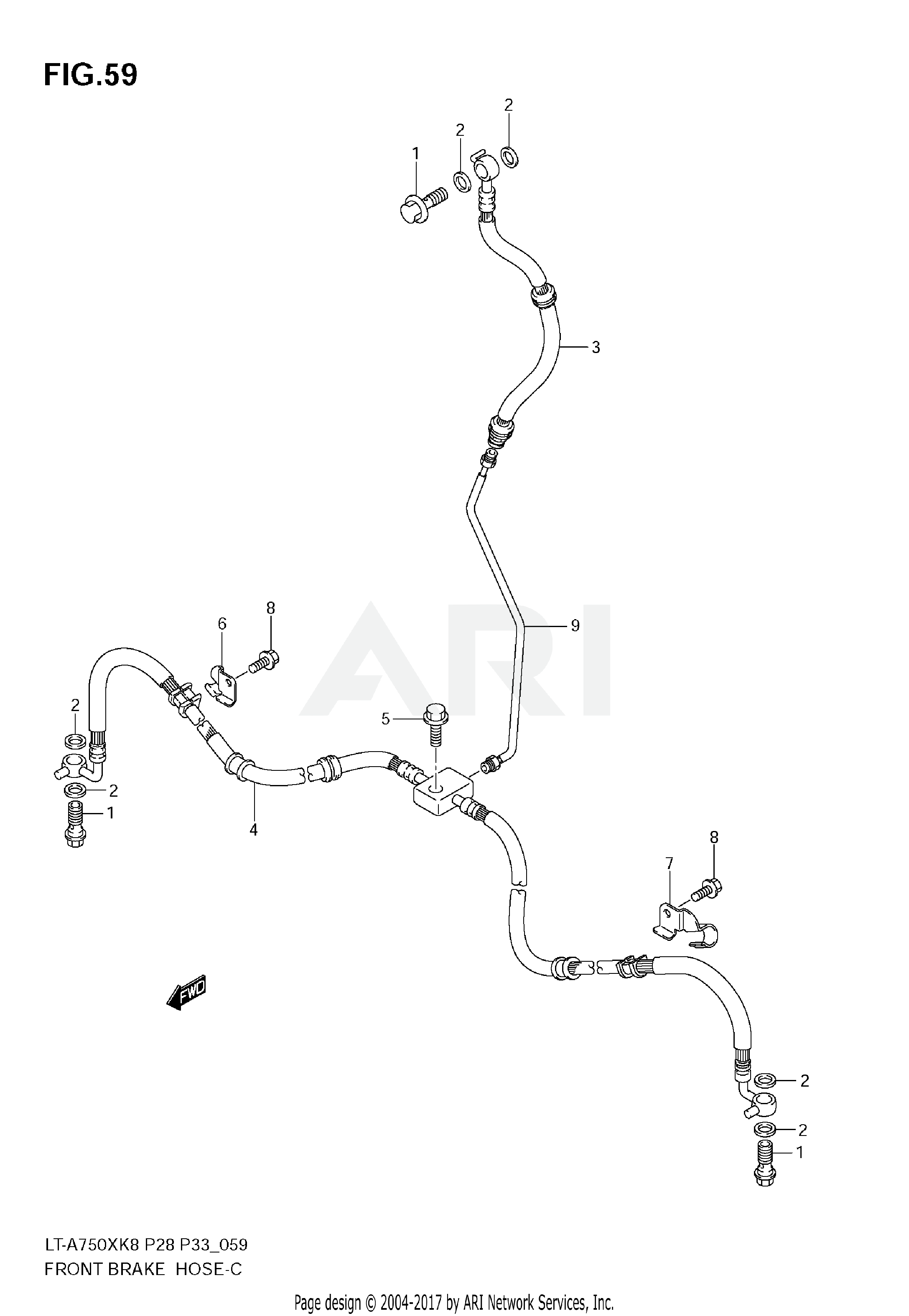 FRONT BRAKE HOSE