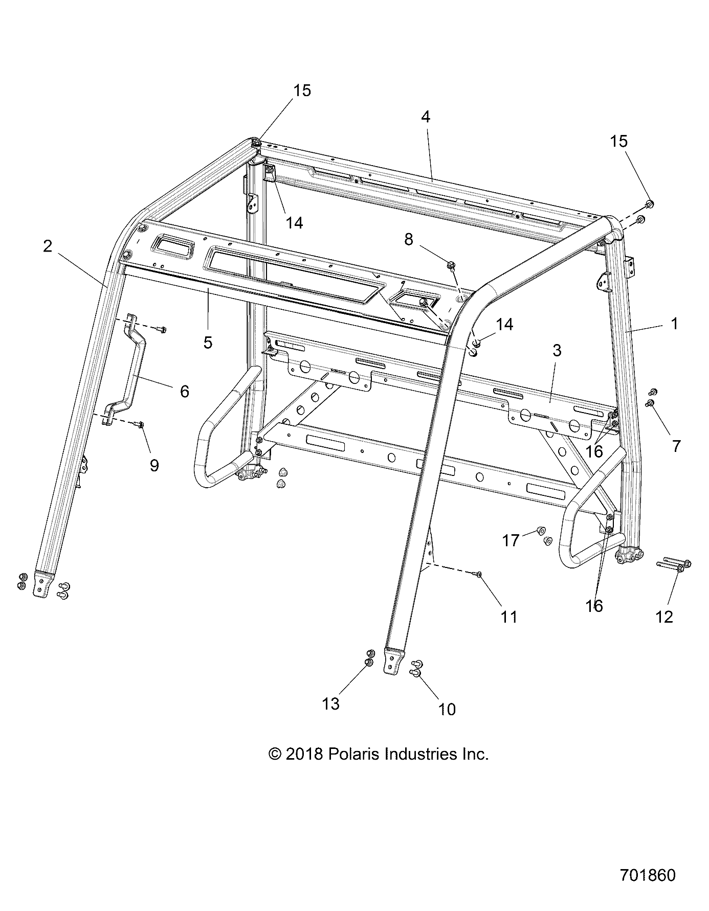 CHASSIS, CAB FRAME - R18RMAE4G8/G9 (49RGRFRAME15EV)