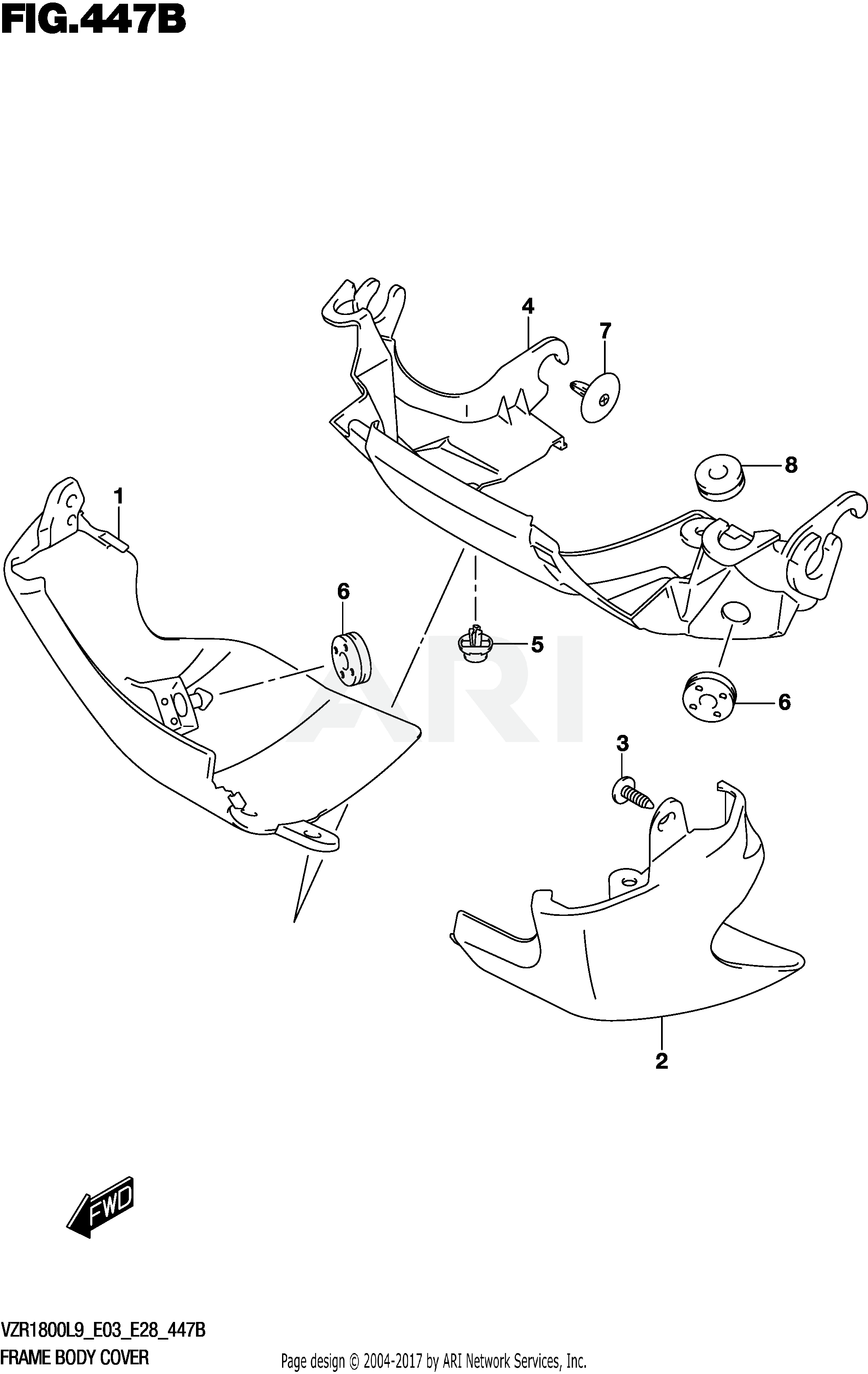 FRAME BODY COVER (VZR1800BZL9 E03)