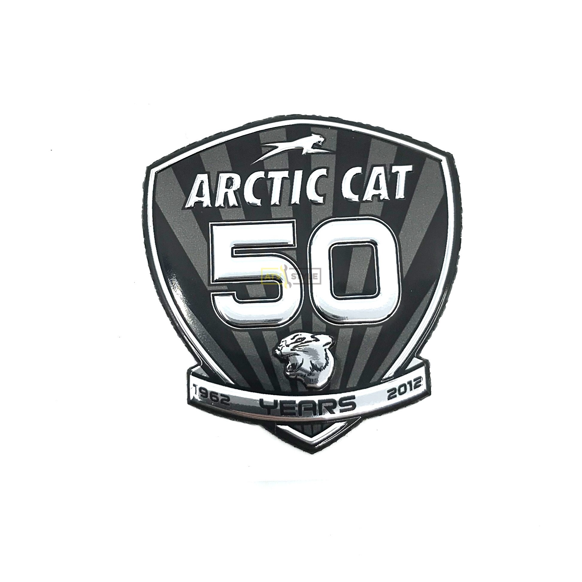 Эмблема "Arctic Cat 50th Anniversary" черная 9611-399