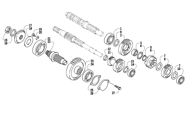 SECONDARY TRANSMISSION ASSEMBLY