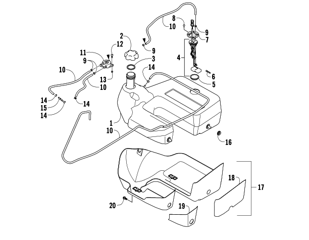 GAS TANK ASSEMBLY