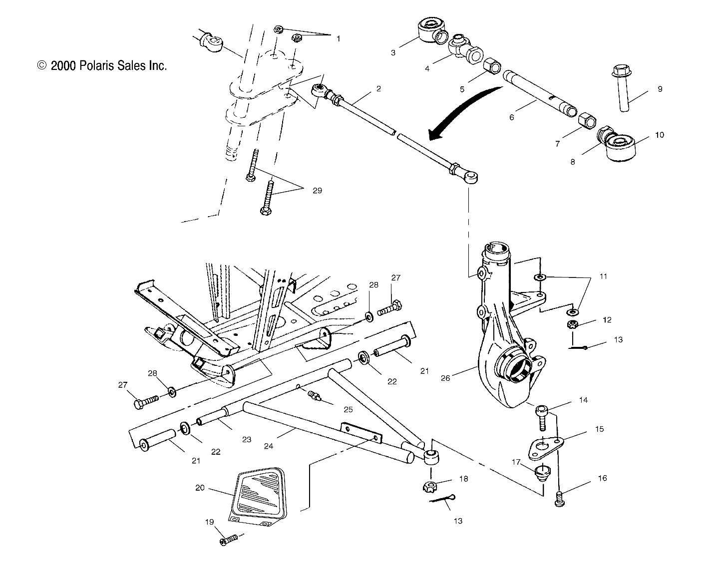 A-ARM/STRUT MOUNTING - A01CD50AA (4964196419C002)