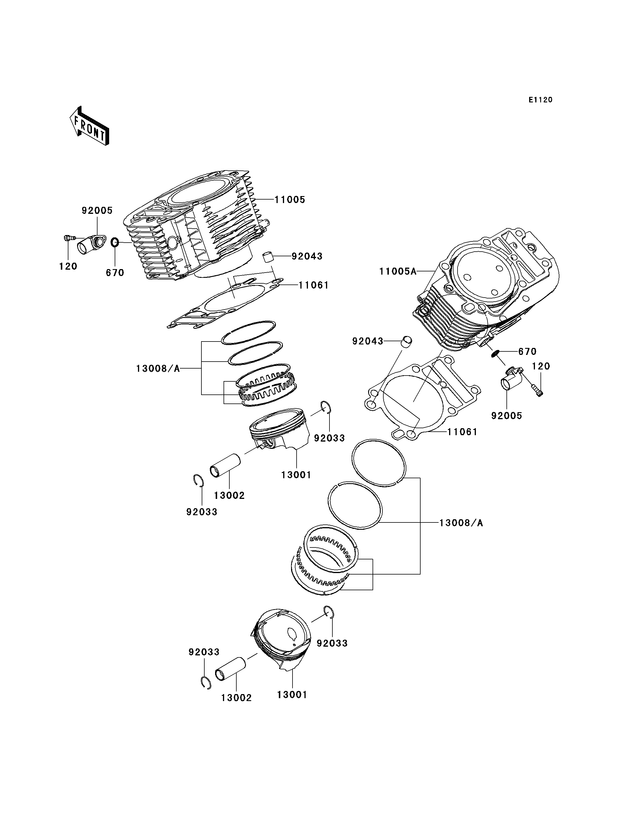 Cylinder/Piston(s)