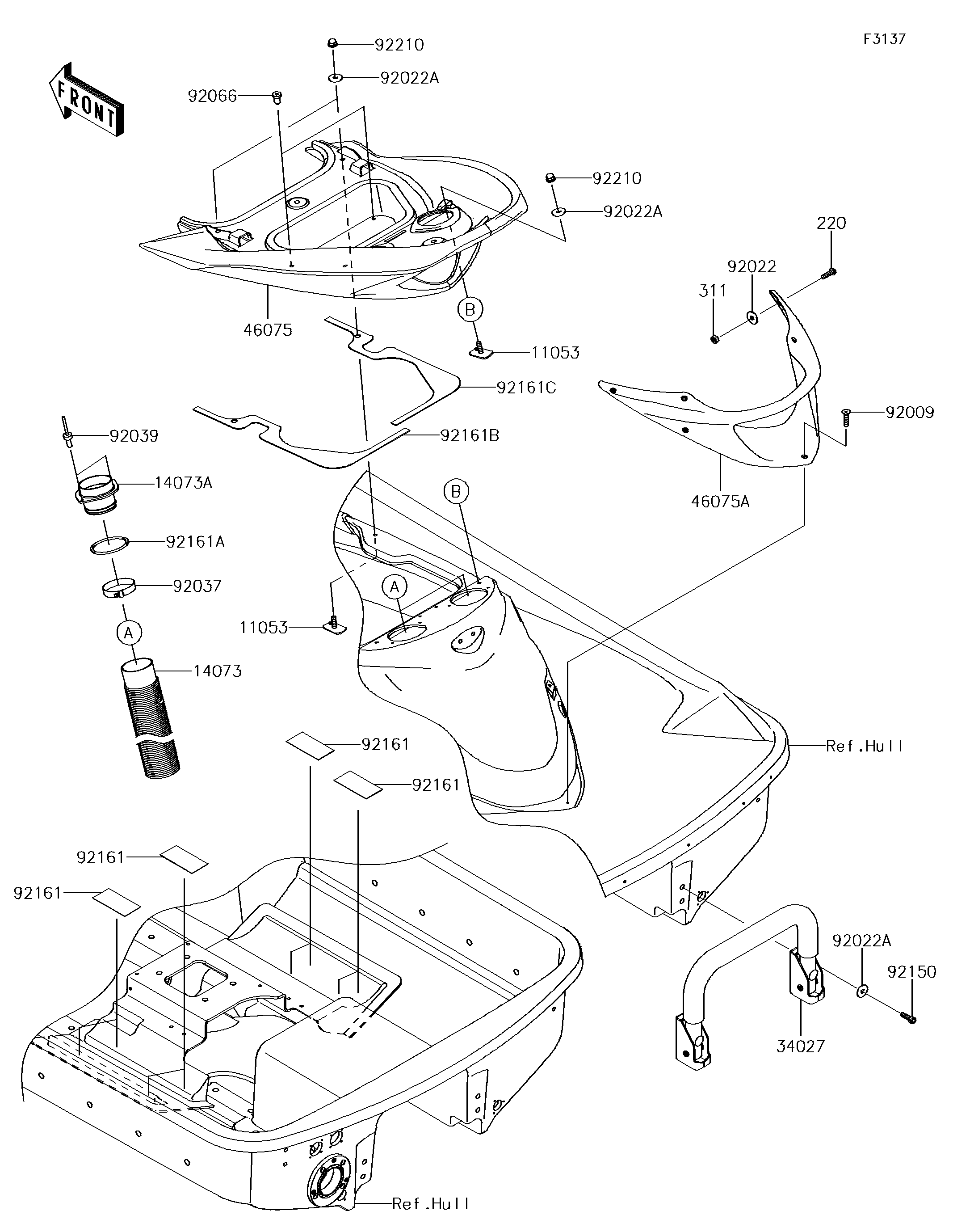 Hull Rear Fittings