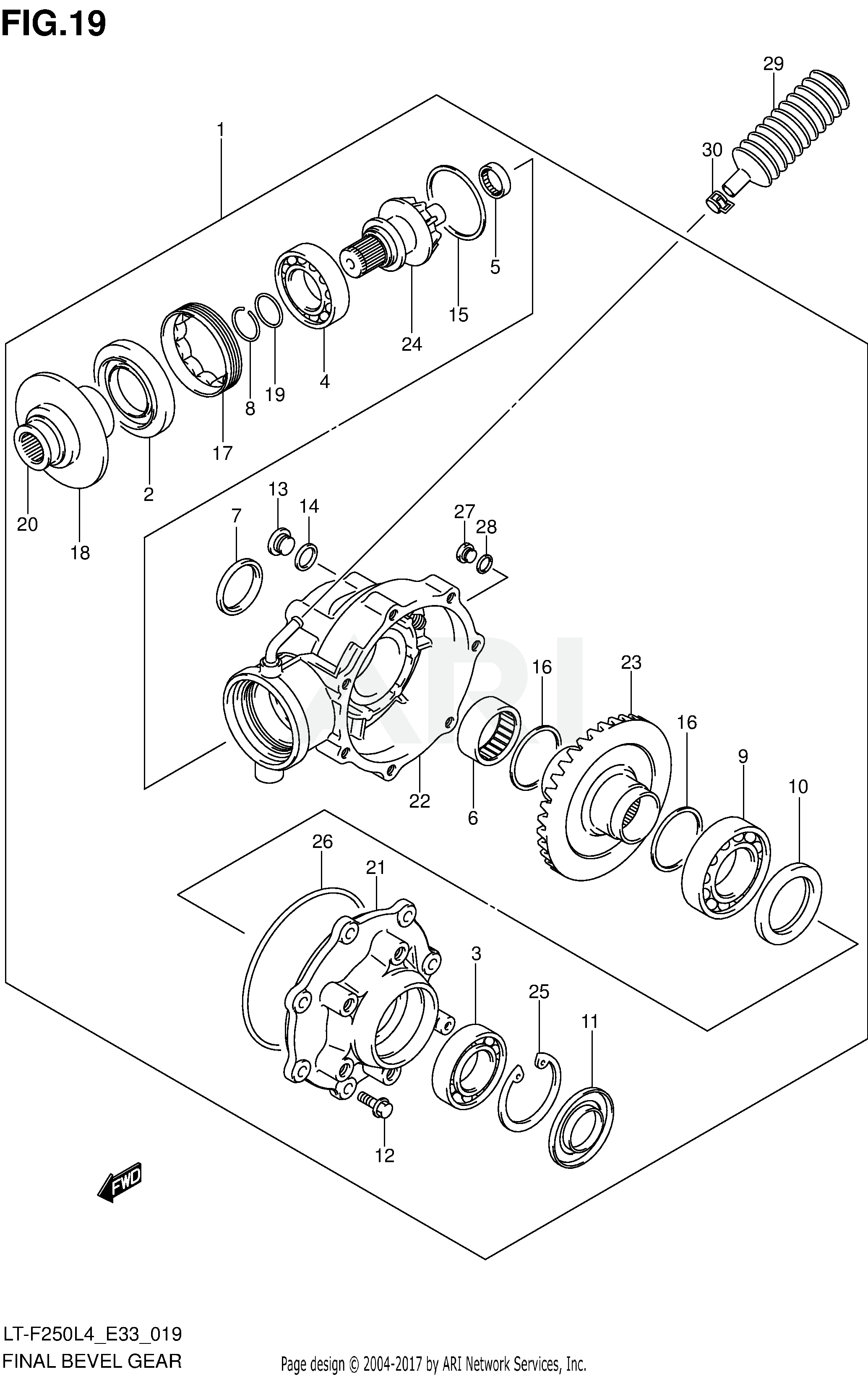 FINAL BEVEL GEAR